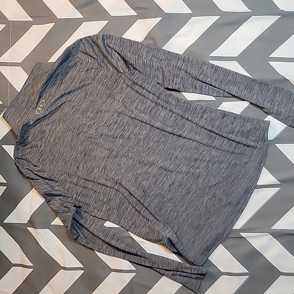 Hurley HEATGEAR, navy and grey long sleve shirt - Picture 3 of 6